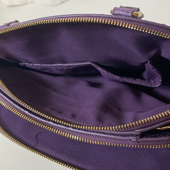 I M❤️ Purple Faux Alligator Handbag - Picture 7 of 9